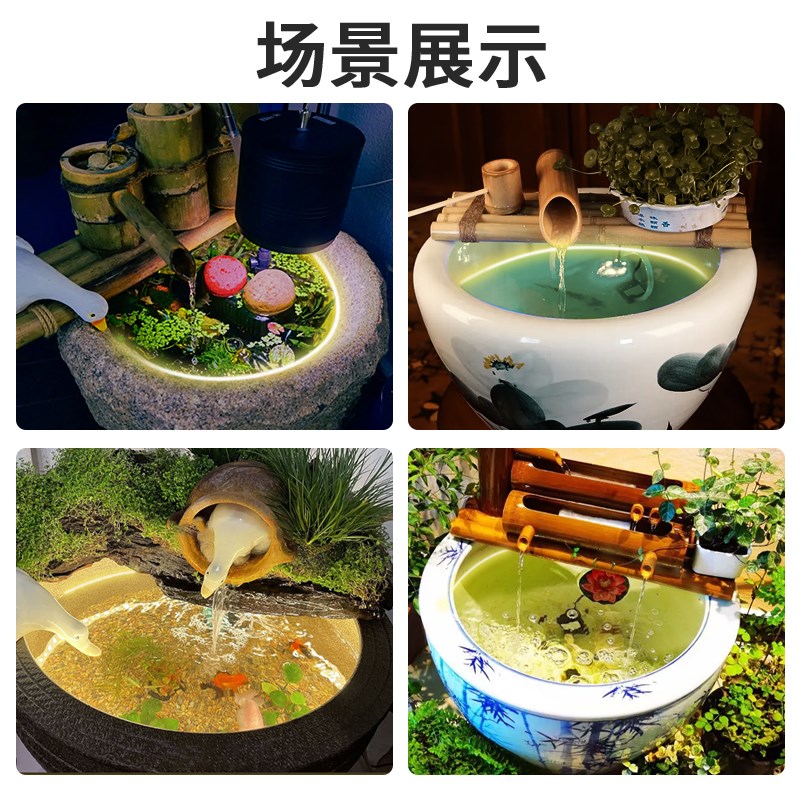 新款灯带古法养鱼鱼缸造景专用led灯带防水鱼池水池低压24V水下灯