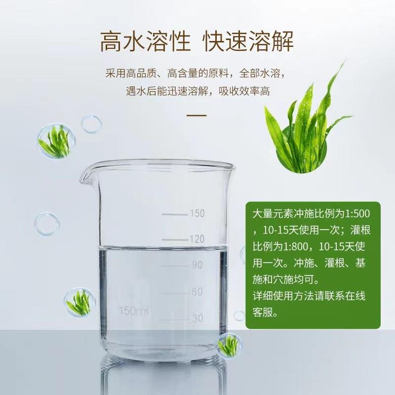 大量元素水溶肥料冲施肥平衡型高氮高磷高钾蔬菜果树复合肥叶面肥