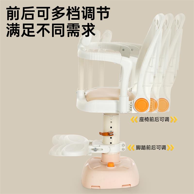 电动车儿童座椅前置可旋转通用踏板电瓶车宝宝婴儿安全坐椅可躺
