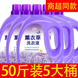 香水冼衣液瓶装 10斤洗衣液薰衣草持久留香整箱批家用实惠装 促销