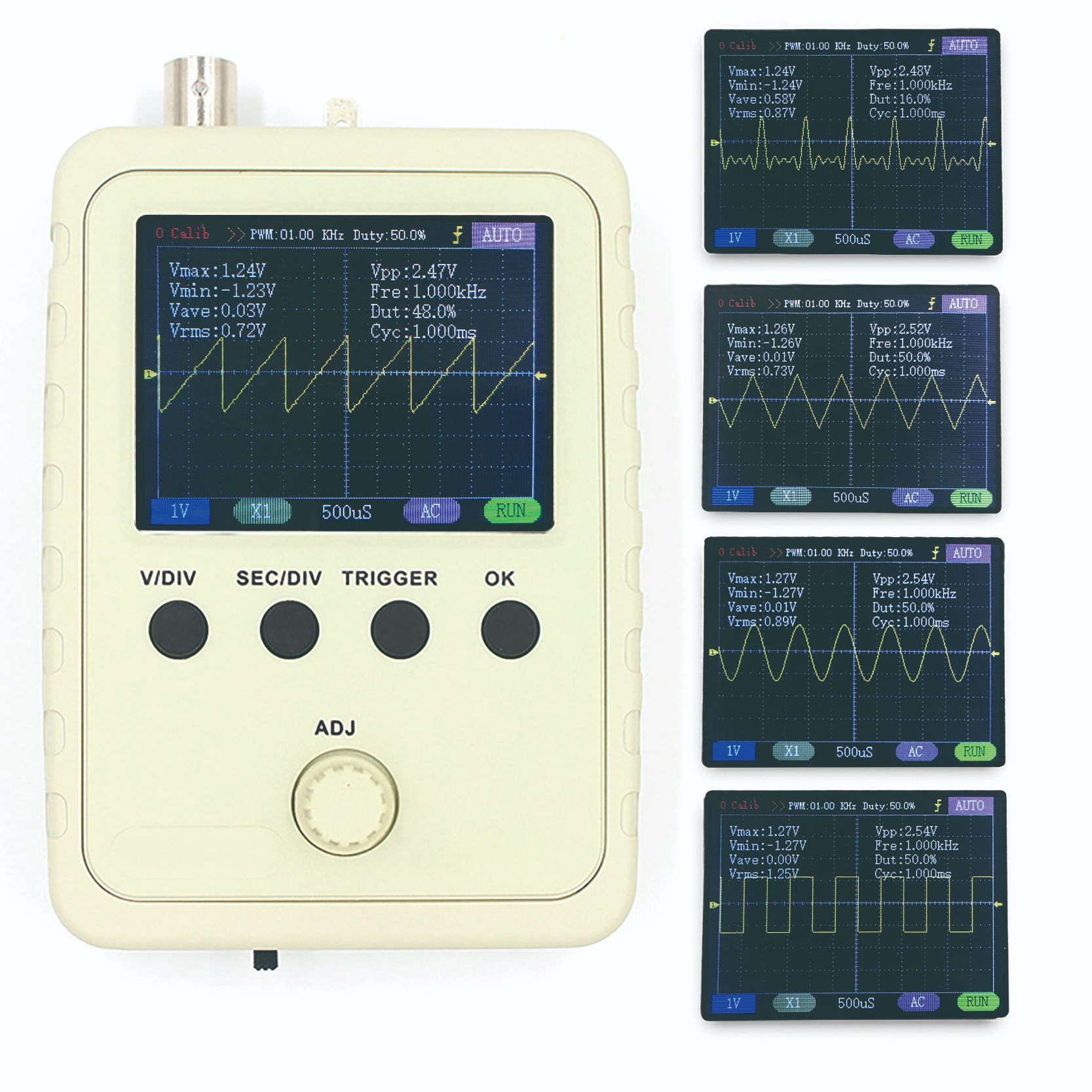 贝壳示波器制作套件 DSO138升级版 DSO150电子教学实训DIY套件