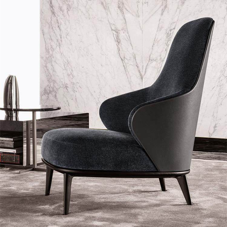 北欧客厅单人老虎椅皮布沙发椅简约现代卧室懒人躺椅高背矮背椅子,住宅家具,沙发椅,淘宝优惠券,粉丝福利购,淘宝优惠卷