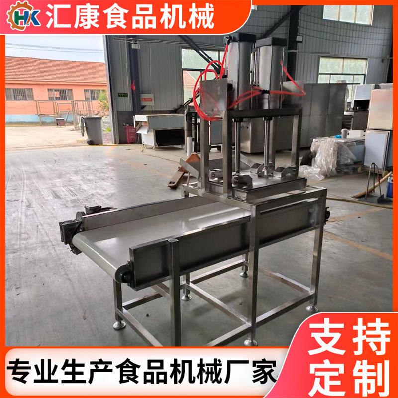 康研发气动腐切块机 双汇缸豆腐切片机豆 奶酪切备割设价DIV格优