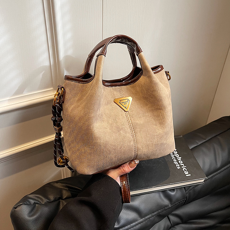 菜篮子手提包高级感斜挎包