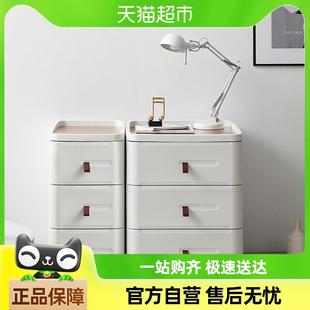 收纳柜家用床头卫生间多功能储物柜沙发边斗柜803 家之物语抽屉式