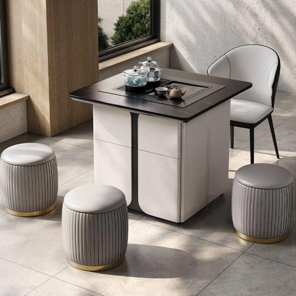 小茶台轻奢升降级感可移动茶桌阳台泡茶桌简约现岩板功夫家用,商业/办公家具,茶台/茶桌,淘宝优惠券,粉丝福利购,淘宝优惠卷