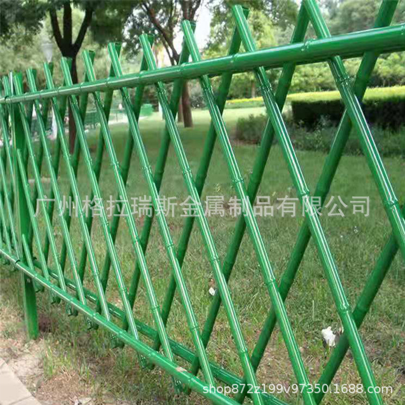 仿竹护栏厂家新农村不锈钢竹节管栏杆仿真竹篱笆栅栏公园景区围栏