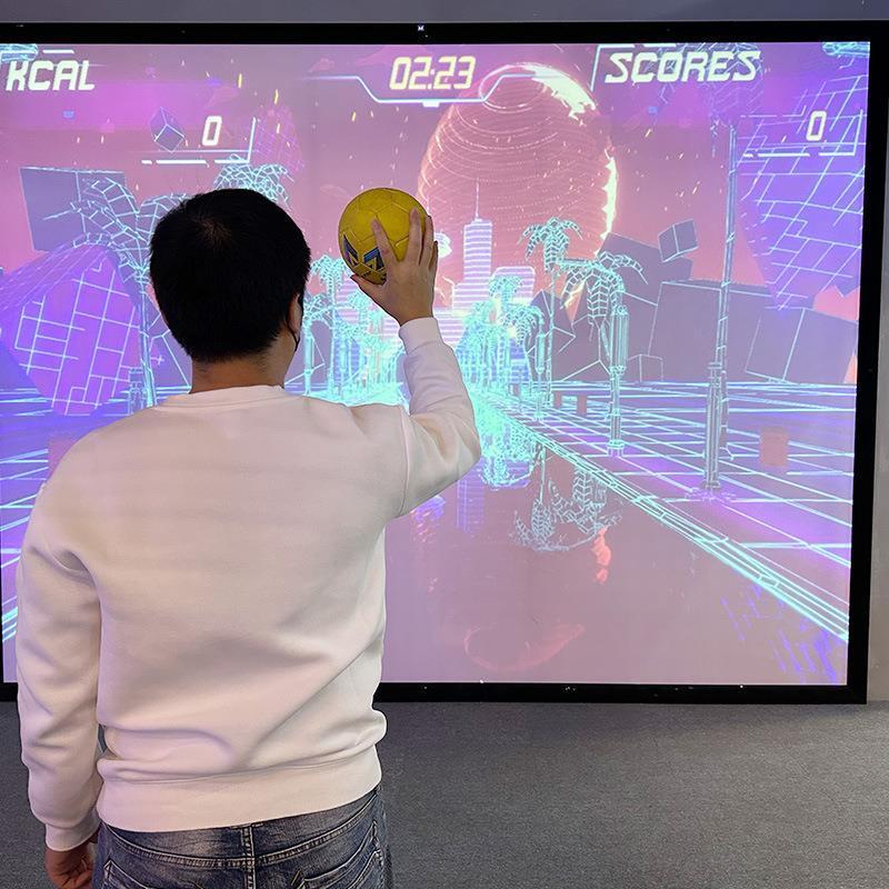 多人互动手球guan屏数字拟运动多人模体验馆娱投乐设备闯关益智智