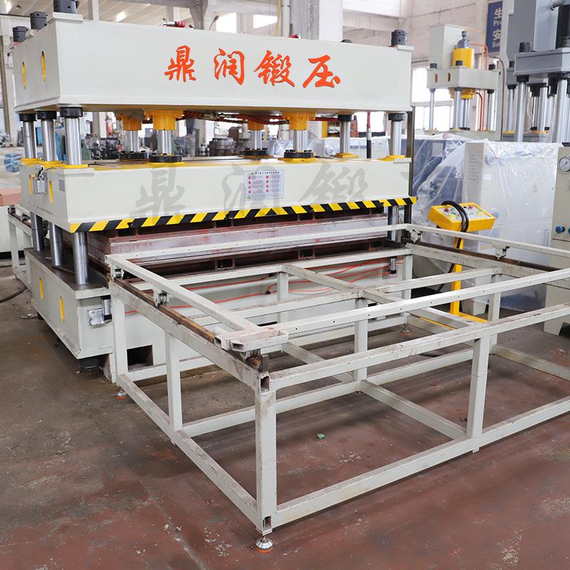 YQ32-100100吨皮革压花机柱液压机润现100货吨印花压纹热压鼎油压