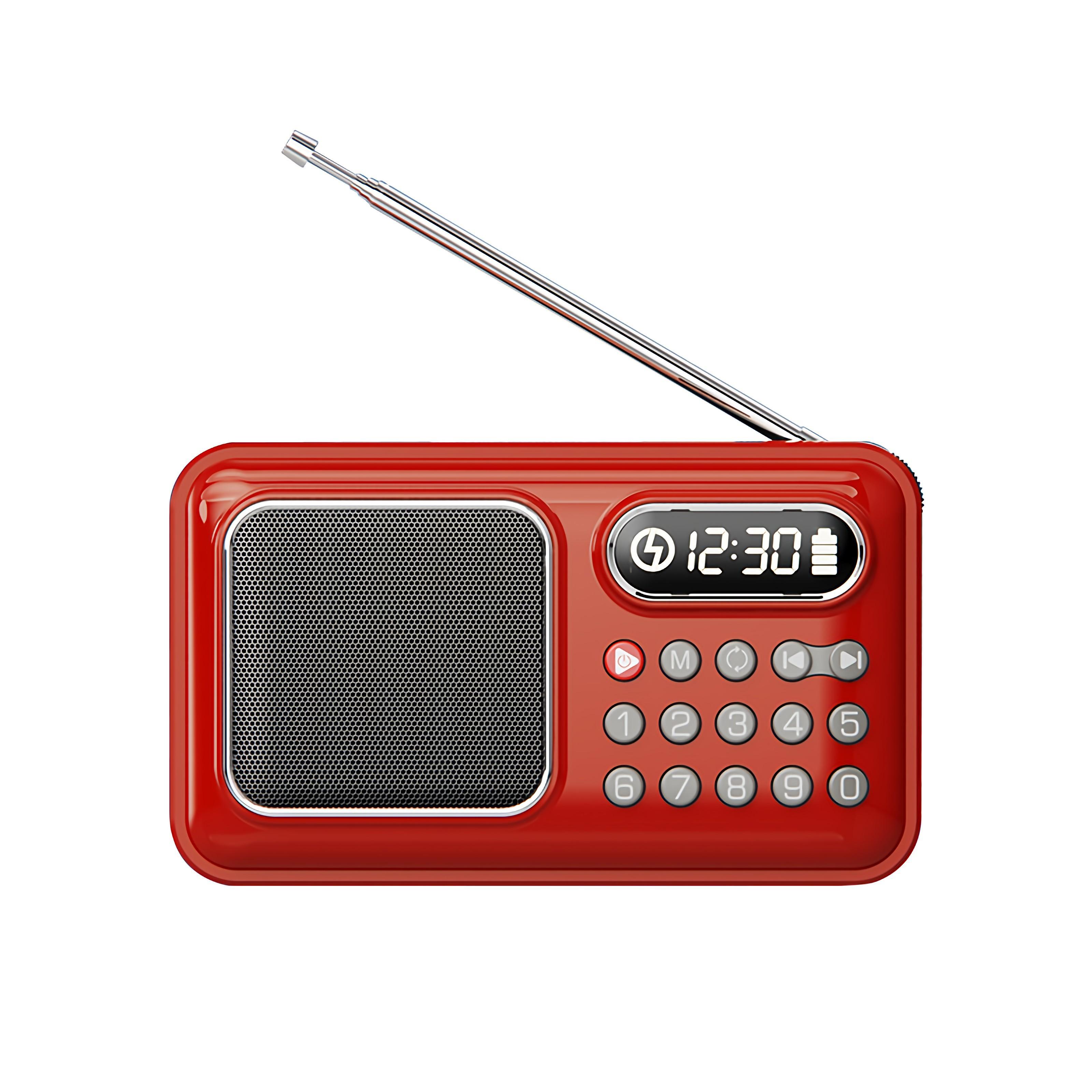 新款夏新D55收音机老人多功能便携式插卡户外听戏评书机MP3播放器