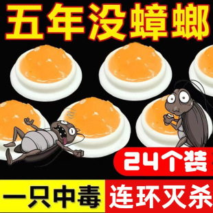 蟑螂药强效出租屋家用非无毒一窝端厨房内蟑螂克星灭虫神器方便贴