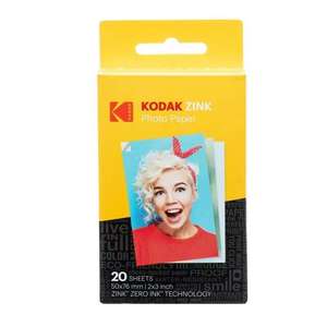 柯达Kodak Zink2X3英寸20/50张相纸 PRINTOMATIC/Smile拍立得相纸
