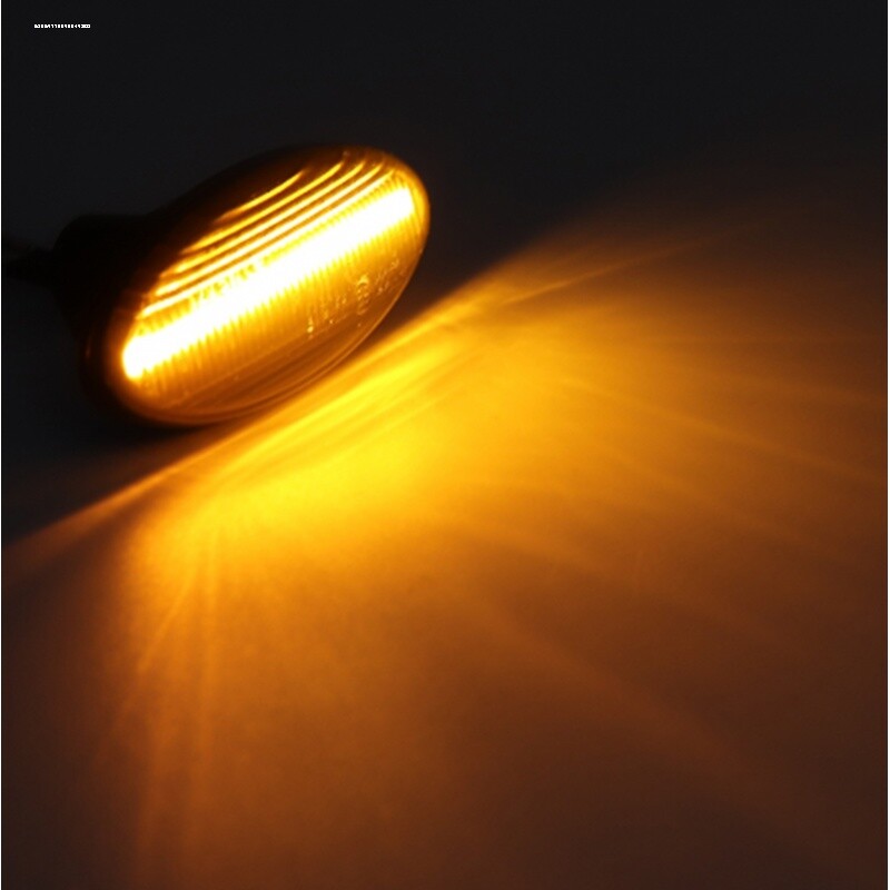 适用于马自达2 3 5 6 BT-50 MPV叶子板边灯侧转向灯黄光流水指示