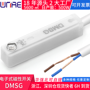 接近DMSG电子普通式 磁性开关灵敏探头电源线自动化控制气缸传感器