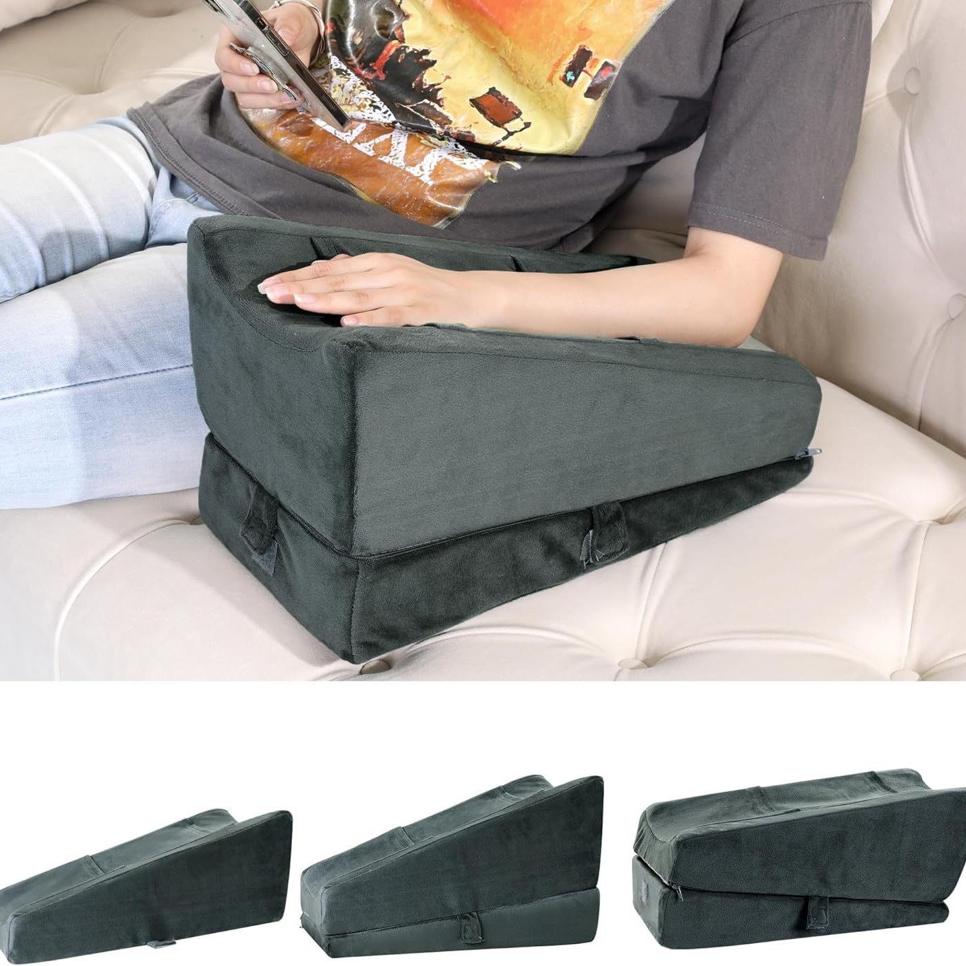 2合1符合人体工程学A22可调节高度用于手臂腿部缓解压力支撑靠枕,电子元器件市场,电线扎带/束线带,淘宝优惠券,粉丝福利购,淘宝优惠卷