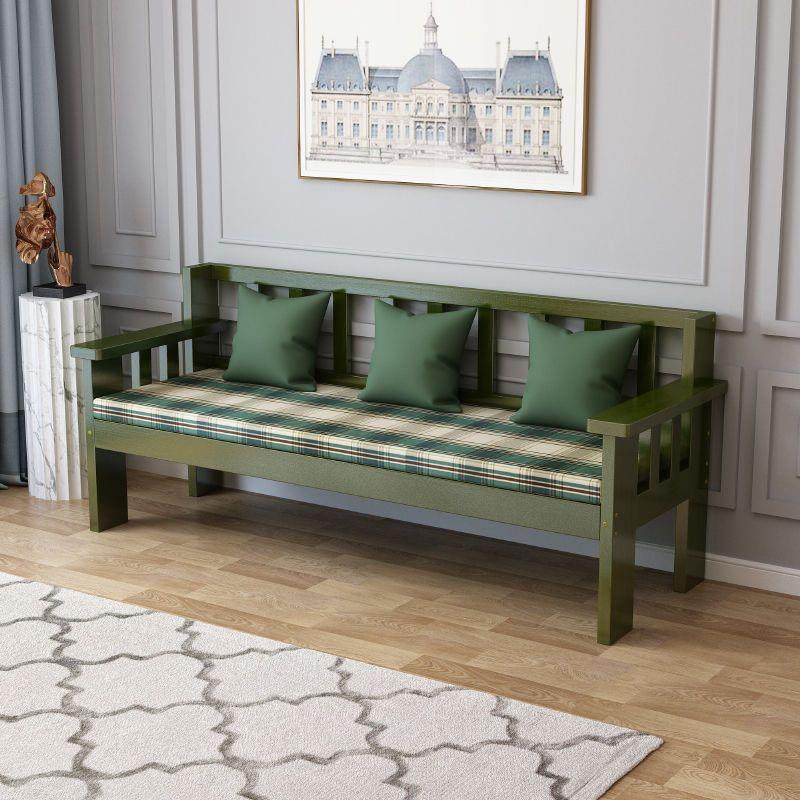 实木沙发客厅小户型现代简约长椅家用小沙发双人三人出租房经济型