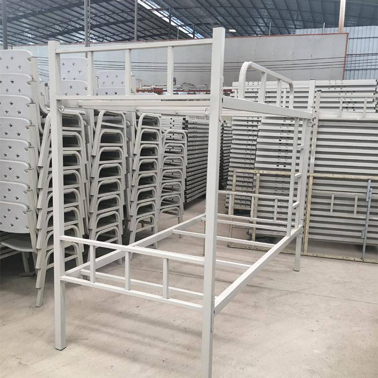 学校学生双层铁架床员工宿舍上下床工地工人上下铺铁架床