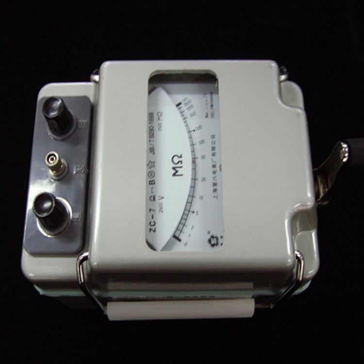 上海第六电表厂梅格ZC-7手摇式兆欧表