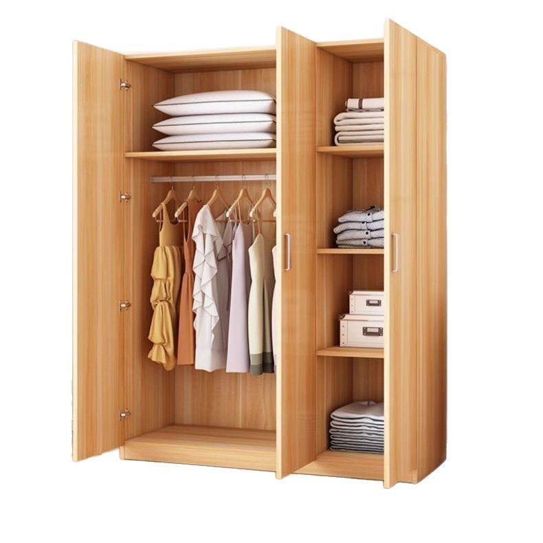 家用衣柜卧室出租房用现代简约经济质简易收纳小户型方便储物柜子