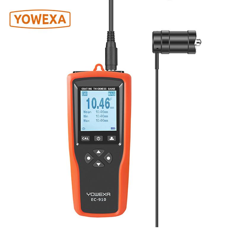 EC-910涂层测厚仪大量程F10mm防火层防腐层测试管道钢结构表面