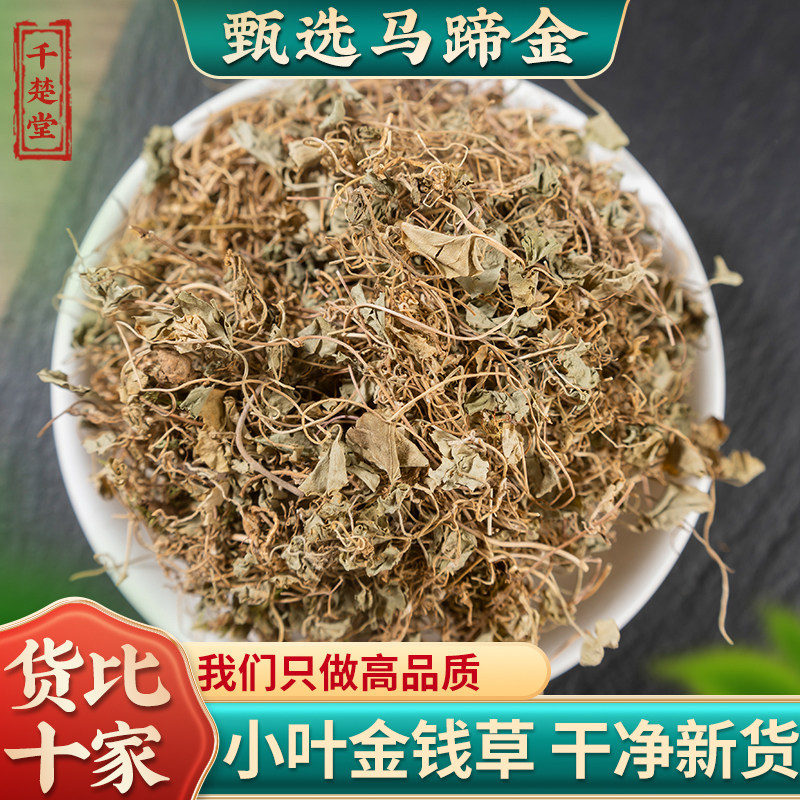 马蹄金中药材小金钱草500克新货无硫荷包草野生螺丕草正品黄胆草