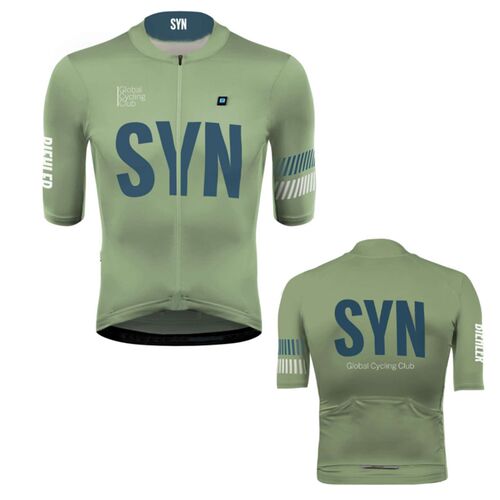 2024 SYN春夏短袖骑行服公路自行车骑行服短袖上衣速干透气牛奶丝