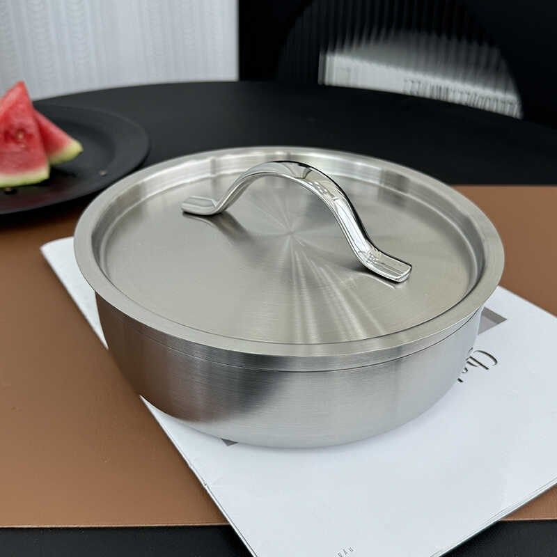 【可加热盆】304不锈钢盆洗菜盆大钢碗腌肉盆料理碗冷面碗沙拉盆