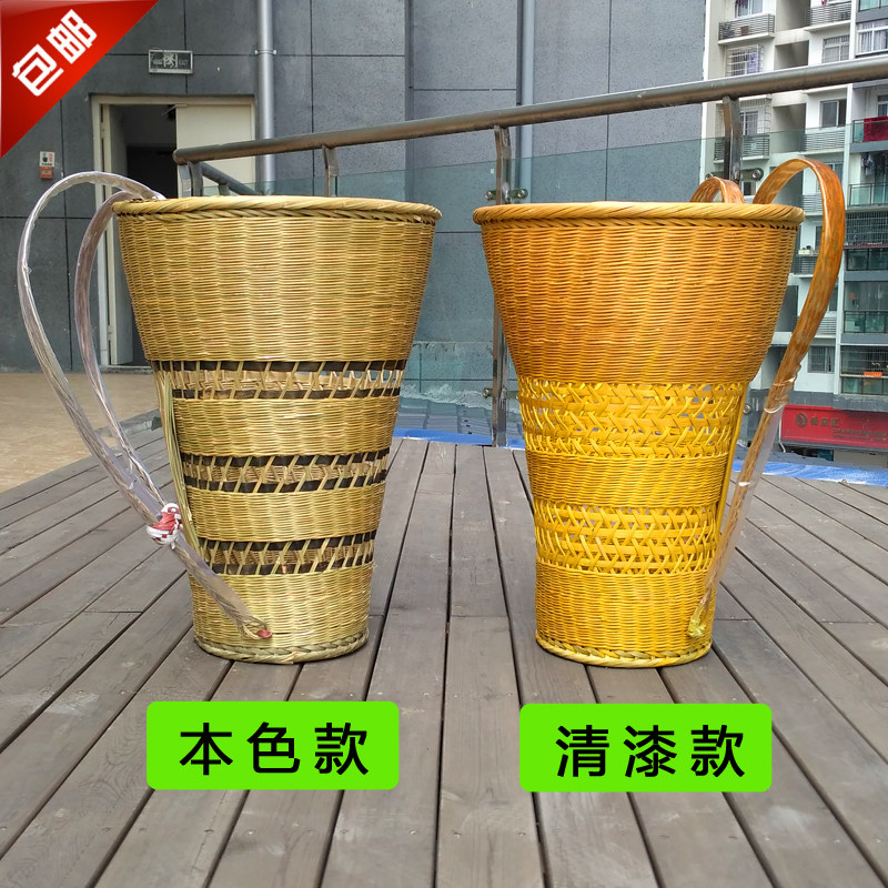 竹竹篓双肩重庆编婴儿大号手工背篼小孩宝宝竹竹篓舞台道具包邮