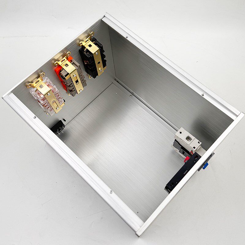260全铝合金多用途电源滤波器外壳 隔离牛主机壳 胆机箱 功放铝机