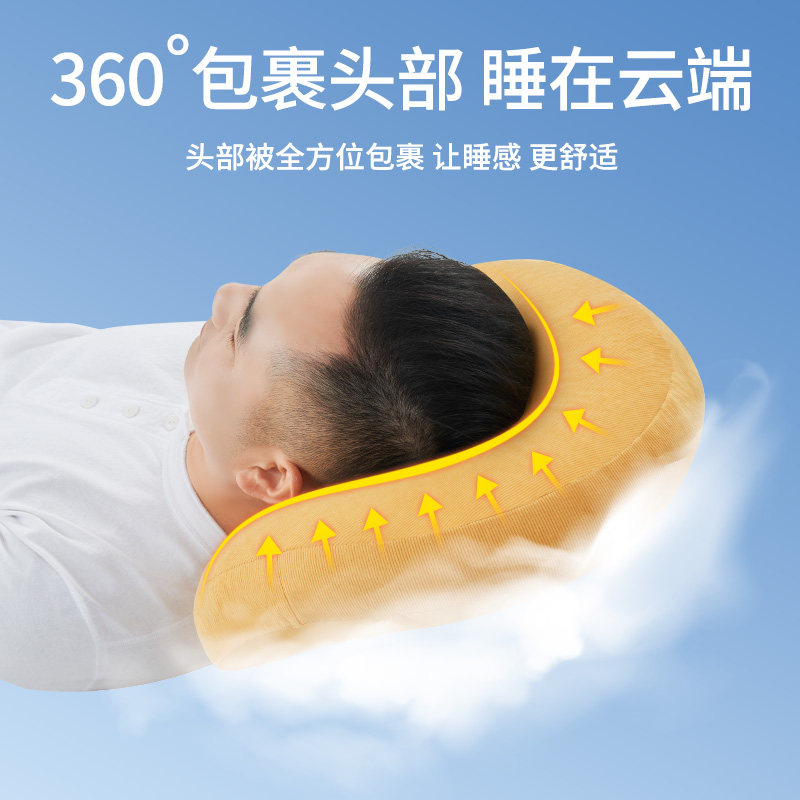圆圈中空护颈枕头护颈椎睡眠枕睡觉专用劲椎颈部支撑枕圆形枕