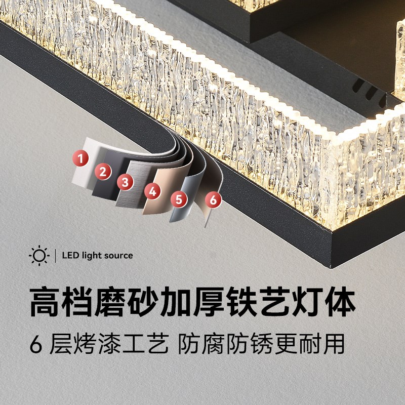 客厅吊灯2025新款意式极简轻奢高级感北欧风客厅主灯全屋灯具套餐