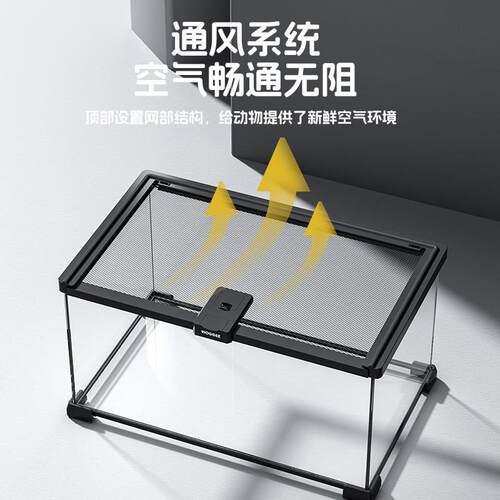 宠物玉米蛇专用饲养箱爬宠雨林生态缸养蛇小型超白玻璃柜恒温用品