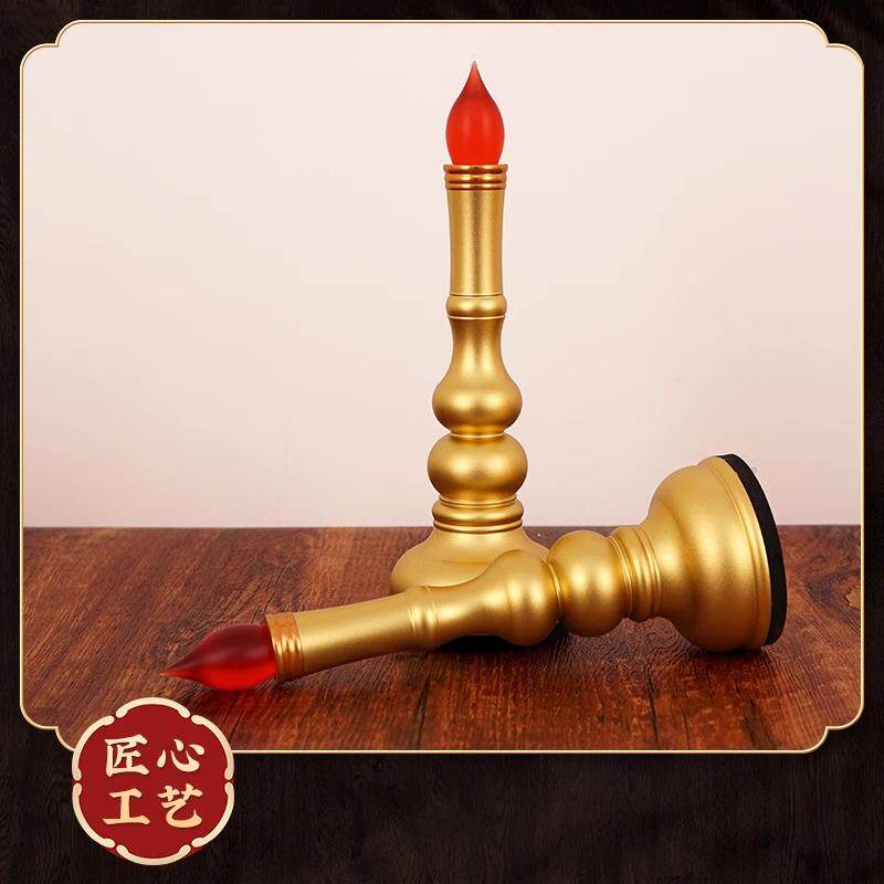 电子蜡烛灯充电长明灯led佛前供灯家用香烛室内财神观音烛台烛灯