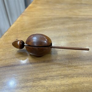 黄杨木雕解压木鱼敲工艺品创意礼物女生生日送男友办公室毕业摆件