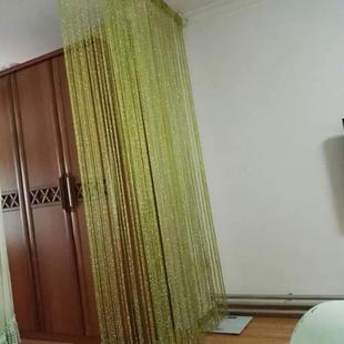 成品银丝线帘 流苏窗帘隔断帘 加密婚庆帘子客厅玄关挂帘装 饰门帘