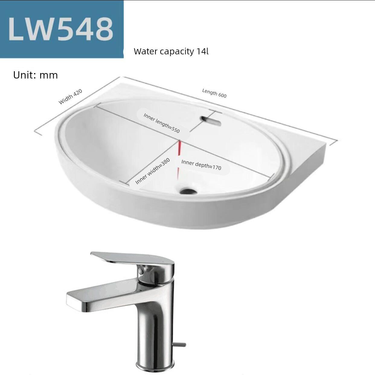 TO台下盆LW546B/LW548B/LW537RB台盆面盆洗手盆陶瓷盆洗脸盆