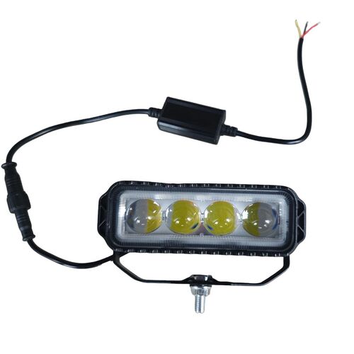 100w双色led射灯12v24v透镜远近体钢炮货车改装前杠雾灯激光大灯