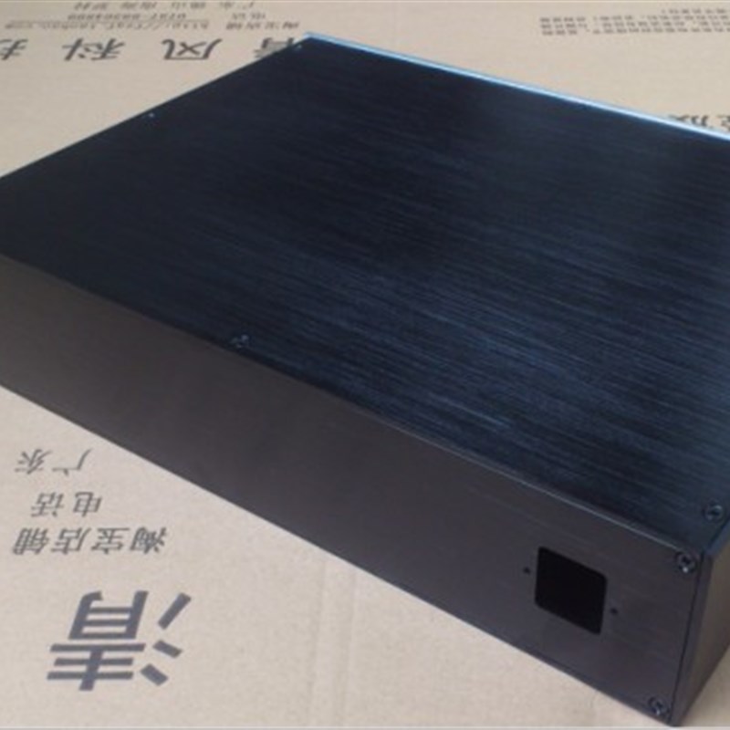 全铝合金前级主机壳铝机壳 DAC铝外壳 功放机箱 430X70*300