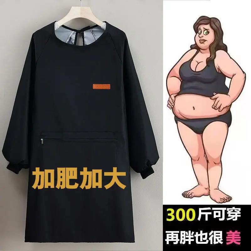 加肥300斤可穿宠物店防水围裙美容师工作服洗车店撸猫不粘毛抱狗