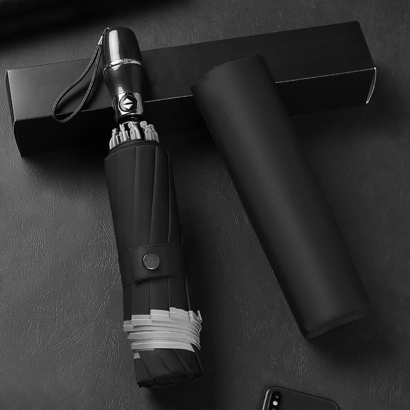 汽车安全伞车载用破窗逃生切割器超大伞面全自动三折反向开收伞