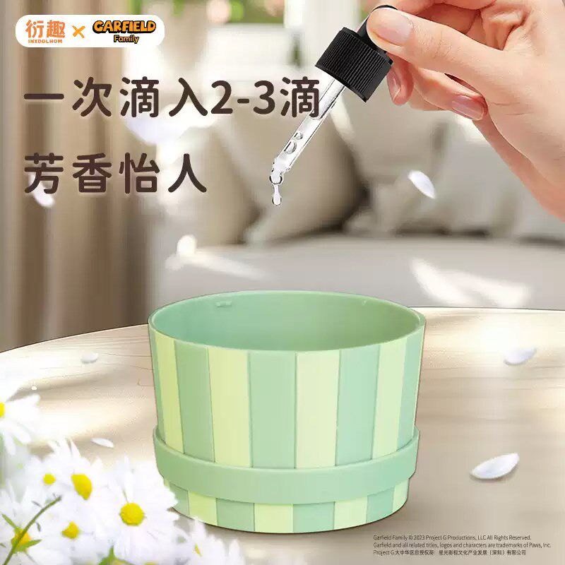 加菲猫泡澡桶加湿器家用静音卧室办公室宿舍桌面小型香氛迷你可爱