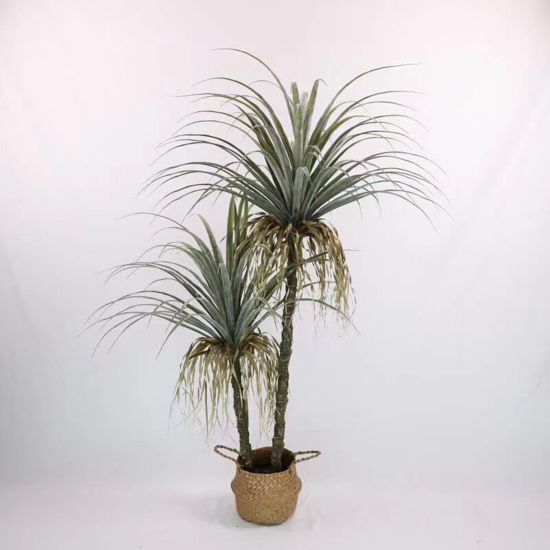 大型落地仿真绿北欧植沙漠植物龙血树巴西木户外假盆栽室内装饰