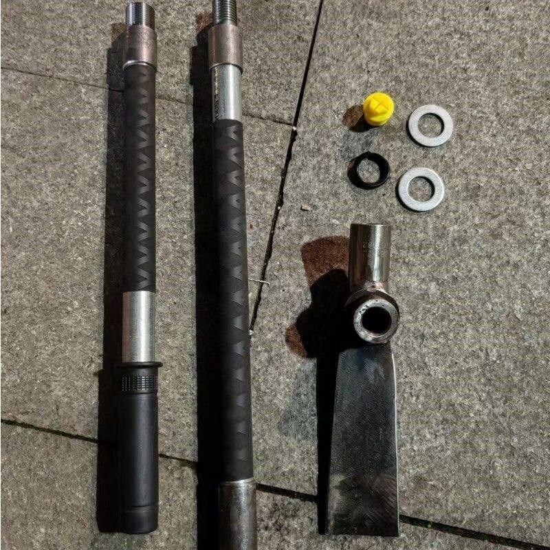 户外手工连杆三合一多功能锄头便携锻打工具可拆卸农用长柄挖笋