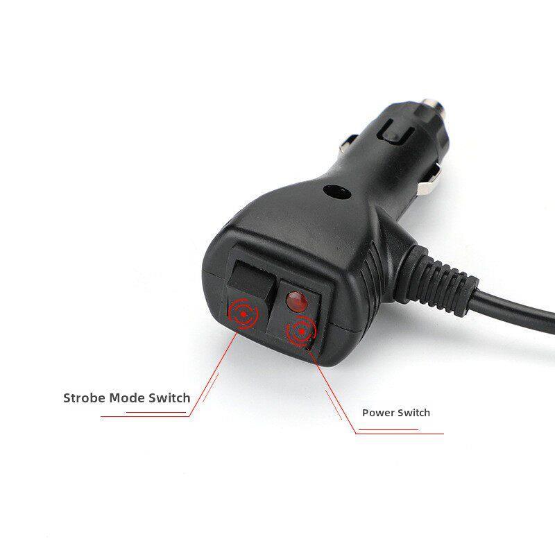 汽车工程Led频闪灯黄色高亮频闪警示灯长吊顶红蓝警示灯12V24V