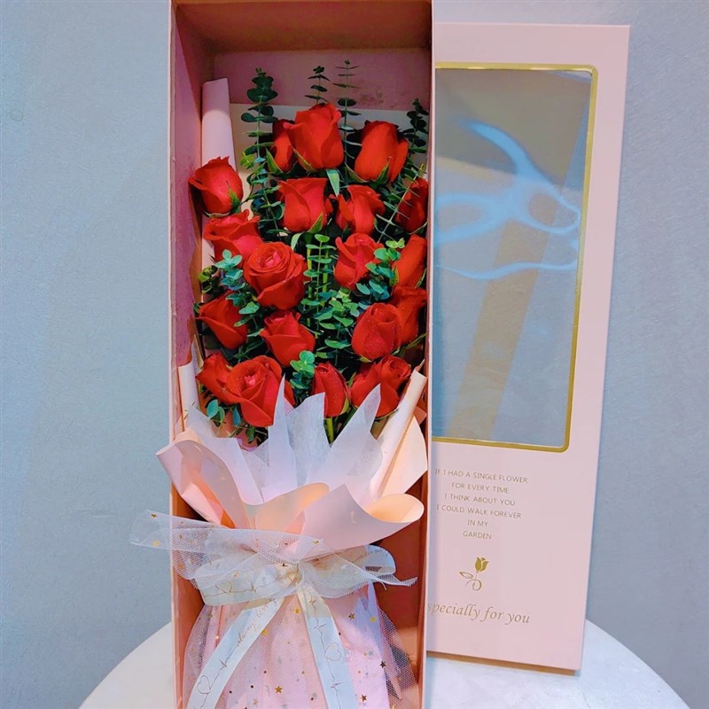 苏州鲜花同城速递红玫瑰花礼盒鲜花速递同城送花上门生日花送女友