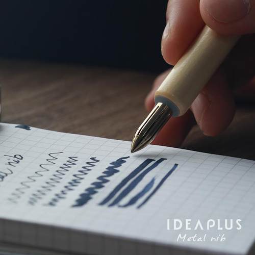 意伽黄铜沾水金属笔尖笔头蘸水笔kakimori平替勾线笔杆花体书法