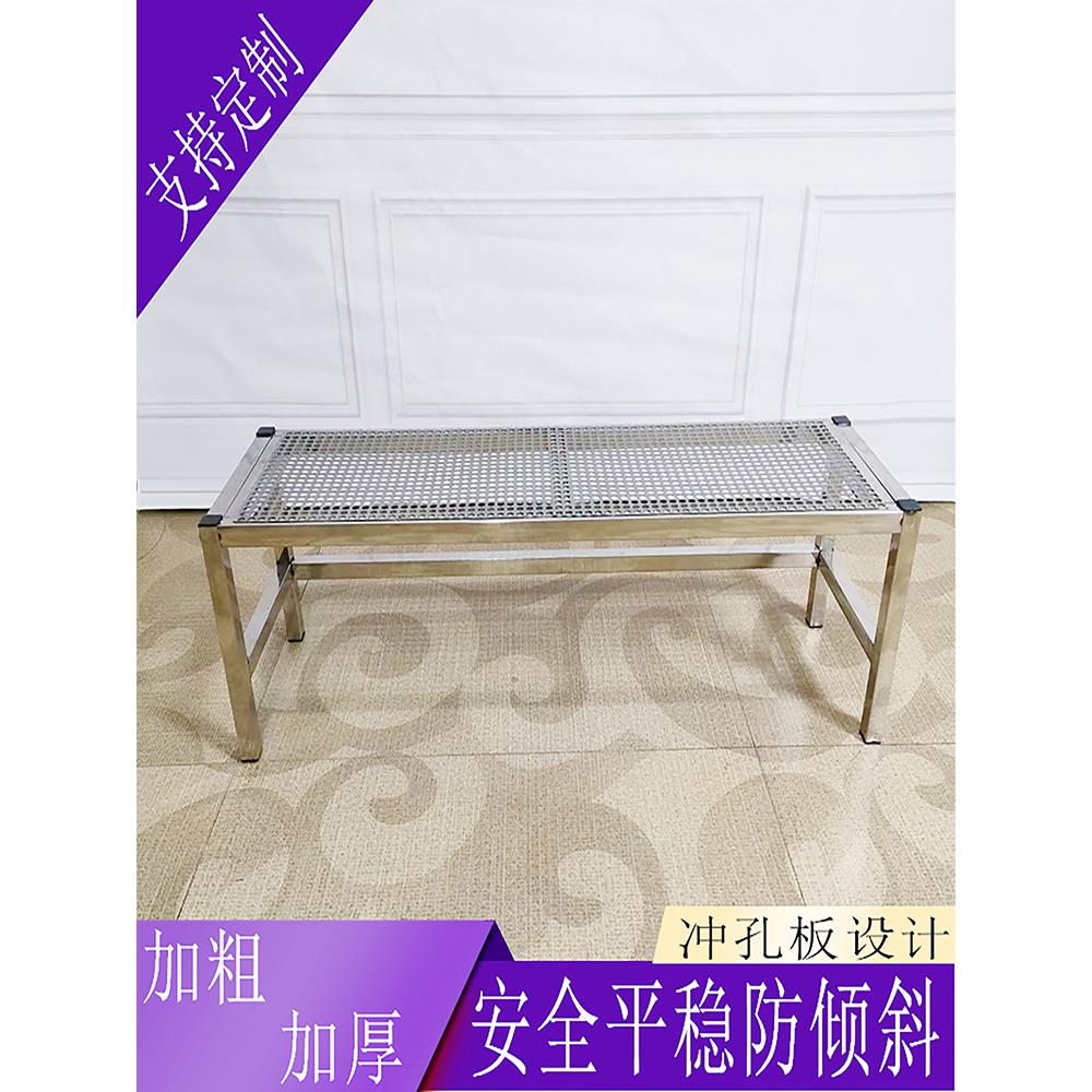 不锈钢加厚底座鱼缸花架多功能轮式移动立式单层和双层简易