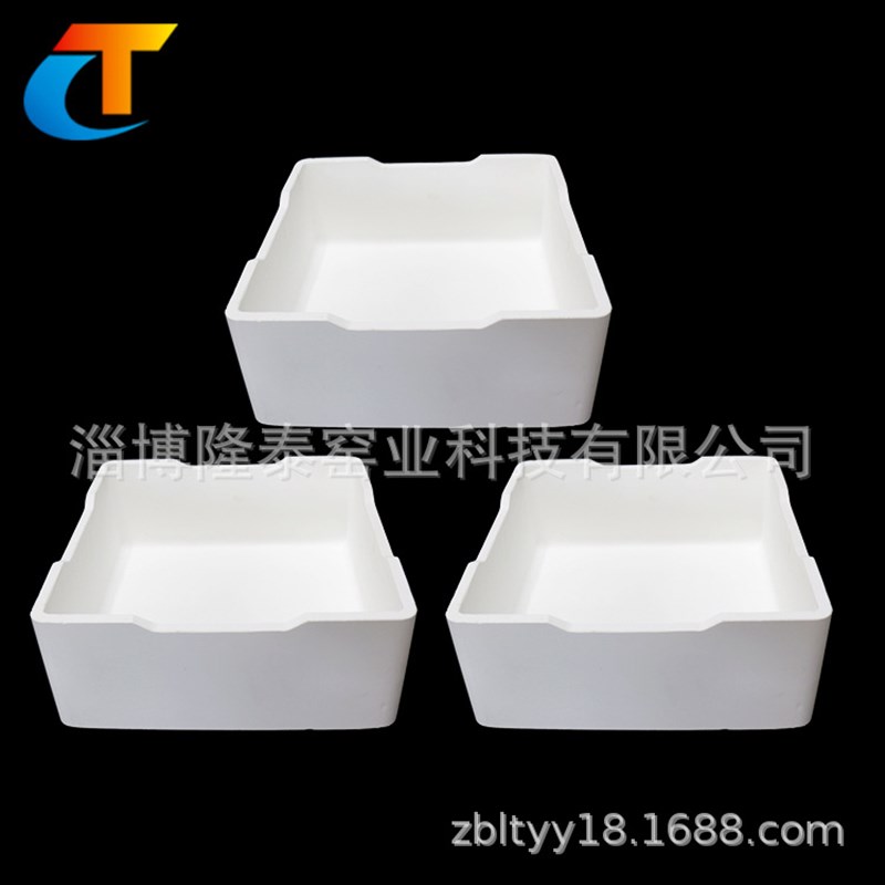 现货供应各种规格型号圆柱形 方形熔融石英陶瓷坩埚 石英匣钵