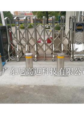 尼高迈供应LED夜光灯自动升降柱 成品阻拦路桩 遥控手动液压地柱