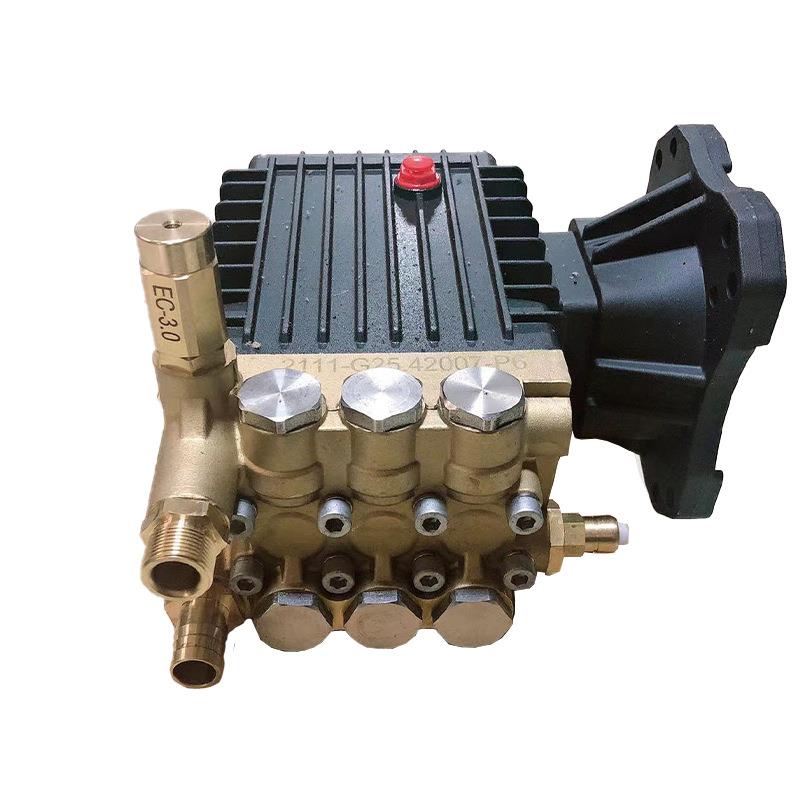 虎啸2007汽油柴油高压清洗机泵头商用泵机头配件洗车机铜泵头总成